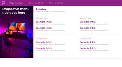 Web Design Mega Menu Examples for Design .